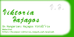 viktoria hajagos business card